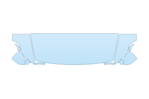 2027 GENESIS GV80 2,5T I4 HOOD FENDERS MIRRORS 24 INCH (WRAPPED EDGES)
