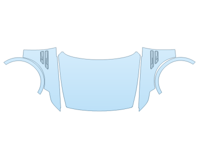 2026 GENESIS GV80 COUPE 3.5T HOOD FENDERS MIRRORS FULL (WRAPPED EDGES)