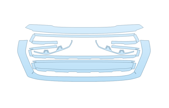 2027 GMC YUKON XL AT4 GRILL