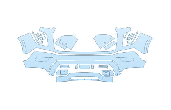 2027 GMC YUKON XL AT4 ULTIMATE BUMPER