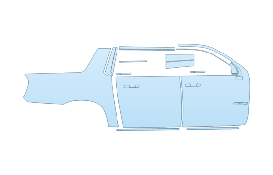 2027 GMC YUKON XL AT4 ULTIMATE PASSENGER SIDE W/EMBLEMS