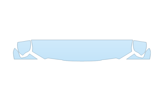 2027 GMC YUKON XL DENALI HOOD FENDERS MIRRORS 18 INCH (WRAPPED EDGES)