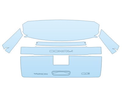2026 GMC YUKON XL DENALI REAR HATCH W/EMBLEM