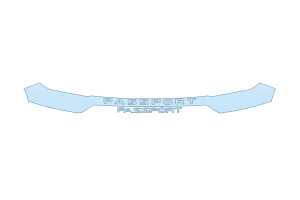 2027 HONDA PASSPORT RTL BLACKOUT BUMPER