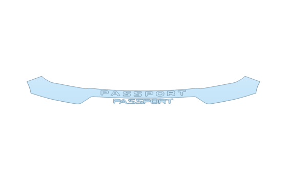 2027 HONDA PASSPORT RTL BLACKOUT BUMPER