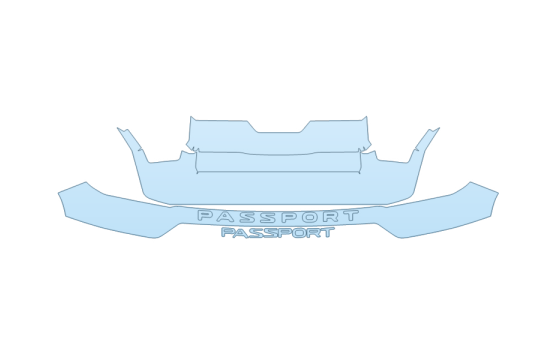 2027 HONDA PASSPORT TRAILSPORT BLACKOUT BUMPER