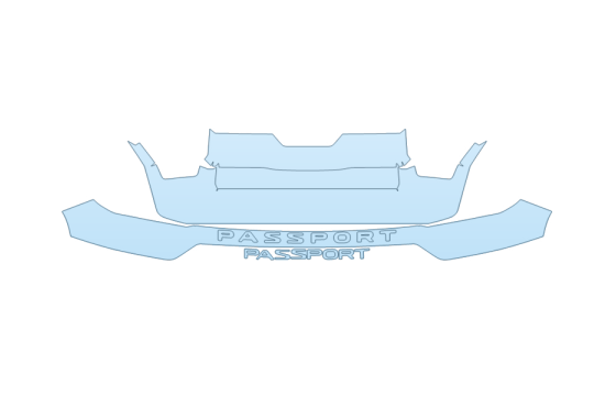 2027 HONDA PASSPORT TRAILSPORT ELITE BLACKOUT BUMPER 2027 HONDA PASSPORT TRAILSPORT ELITE BLACKOUT BUMPER