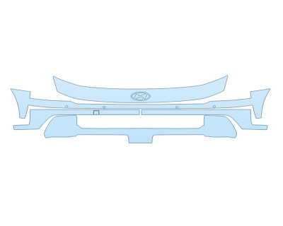 2026 HYUNDAI PALISADE HYBRID SEL PREMIUM BUMPER 2026 HYUNDAI PALISADE HYBRID SEL PREMIUM BUMPER