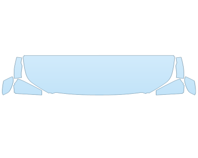 2026 NISSAN FRONTIER PRO 4X HOOD FENDERS MIRRORS 24 INCH (WRAPPED EDGES)