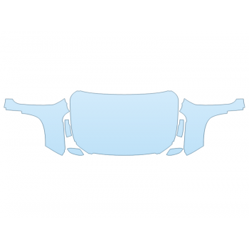 2026 NISSAN FRONTIER SL HOOD FENDERS MIRRORS FULL (WRAPPED EDGES)