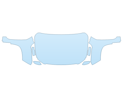 2026 NISSAN FRONTIER SL HOOD FENDERS MIRRORS FULL (WRAPPED EDGES)