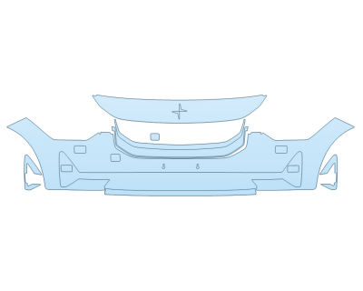 2024 POLESTAR POLESTAR 2 BASE BUMPER
