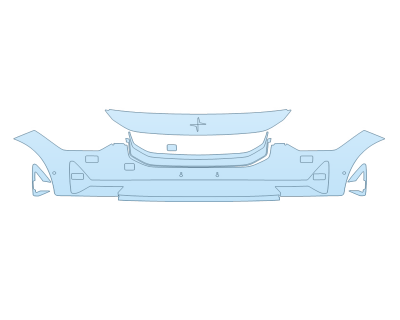 2024 POLESTAR POLESTAR 2 BASE BUMPER W SENSORS