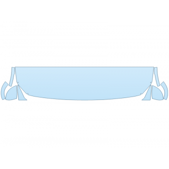 2024 POLESTAR POLESTAR 2 BASE HOOD FENDERS MIRRORS 18 INCH (WRAPPED EDGES)