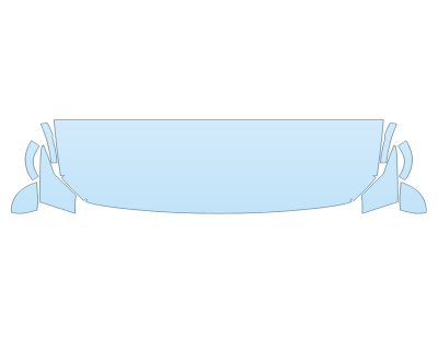 2024 POLESTAR POLESTAR 2 BASE HOOD FENDERS MIRRORS 24 INCH (WRAPPED EDGES)