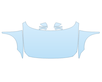 2024 POLESTAR POLESTAR 2 BASE HOOD FENDERS MIRRORS FULL (WRAPPED EDGES)