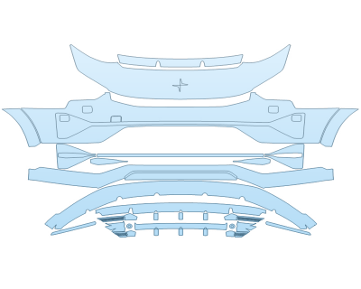 2024 POLESTAR POLESTAR 3 BASE BUMPER 2024 POLESTAR POLESTAR 3 BASE BUMPER