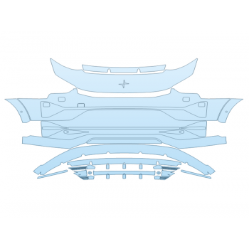 2024 POLESTAR POLESTAR 3 BASE BUMPER W SENSORS