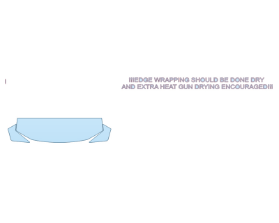 2026 TESLA CYBERTRUCK AWD HOOD FENDERS MIRRORS 24 INCH (WRAPPED EDGES)