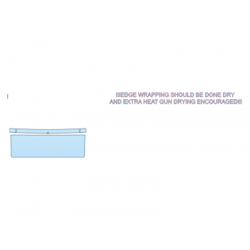 2026 TESLA CYBERTRUCK AWD (WRAPPED EDGES) TAILGATE KIT