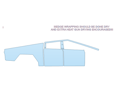 2026 TESLA CYBERTRUCK CYBERBEAST (WRAPPED EDGES) PASSENGER SIDE