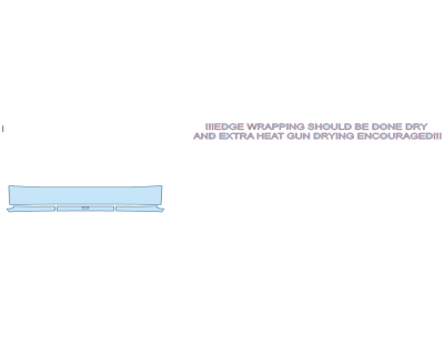 2026 TESLA CYBERTRUCK RWD BUMPER (WRAPPED EDGES)