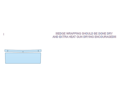 2026 TESLA CYBERTRUCK RWD (WRAPPED EDGES) TAILGATE KIT