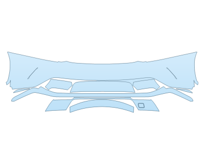 2026 TESLA MODEL S PLAID REAR BUMPER