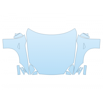 2026 TESLA MODEL S PLAID HOOD FENDERS MIRRORS FULL (WRAPPED EDGES)