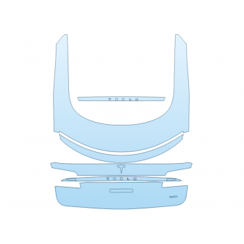 2026 TESLA MODEL S PLAID REAR HATCH W/EMBLEMS
