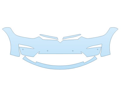 2026 TESLA MODEL X BASE BUMPER W SENSORS