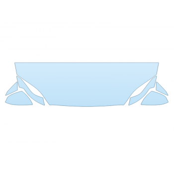 2026 TESLA MODEL X PLAID HOOD FENDERS MIRRORS 24 INCH (WRAPPED EDGES)