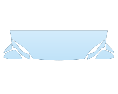 2026 TESLA MODEL X PLAID HOOD FENDERS MIRRORS 24 INCH (WRAPPED EDGES)