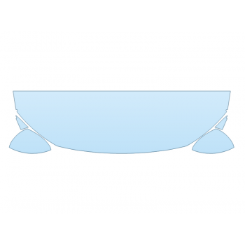 2026 VOLKSWAGEN JETTA S HOOD FENDERS MIRRORS 18 INCH (WRAPPED EDGES)