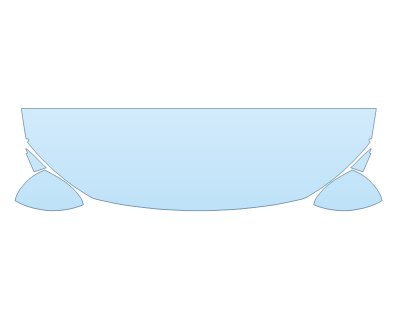 2026 VOLKSWAGEN JETTA SPORT HOOD FENDERS MIRRORS 18 INCH (WRAPPED EDGES)