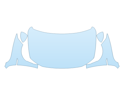 2026 VOLKSWAGEN JETTA TRENDLINE HOOD FENDERS MIRRORS FULL (WRAPPED EDGES)