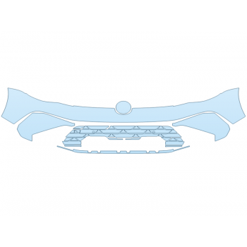 2026 VOLKSWAGEN TAOS SE BLACK BUMPER W PAINTED TRIM