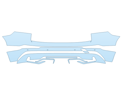 2026 VOLVO XC60 PHEV CORE REAR BUMPER W SENSORS
