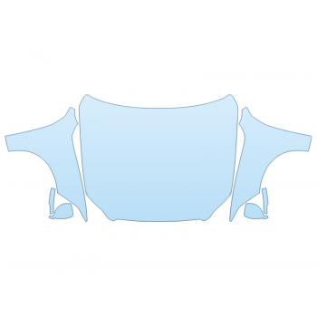 2026 VOLVO XC60 PHEV CORE HOOD FENDERS MIRRORS FULL (WRAPPED EDGES)