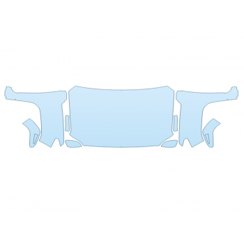 2024 TOYOTA TACOMA SR HOOD FENDERS MIRRORS FULL (WRAPPED EDGES)