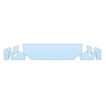 2024 TOYOTA TACOMA SR5 HOOD FENDERS MIRRORS 24 INCH (WRAPPED EDGES)