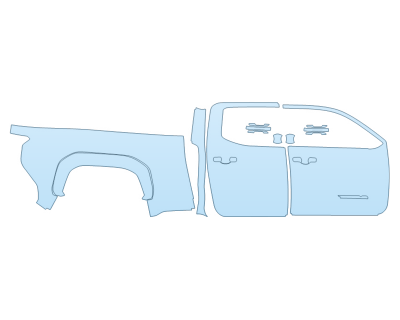 2024 TOYOTA TACOMA TRD OFF-ROAD PASSENGER SIDE