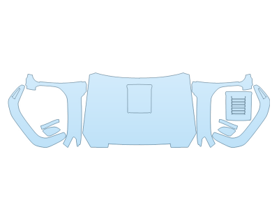 2024 TOYOTA TACOMA TRD SPORT HOOD FENDERS MIRRORS FULL (WRAPPED EDGES)