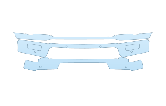 2027 FORD F-150 PLATINUM BUMPER W SENSORS