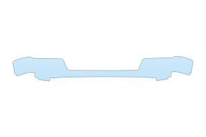 2027 FORD F-150 PLATINUM REAR BUMPER 12 INCH