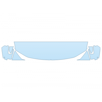 2024 FORD F-150 PLATINUM HOOD FENDERS MIRRORS 18 INCH (WRAPPED EDGES)