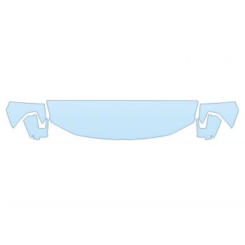 2024 FORD F-150 PLATINUM HOOD FENDERS MIRRORS 24 INCH (WRAPPED EDGES)