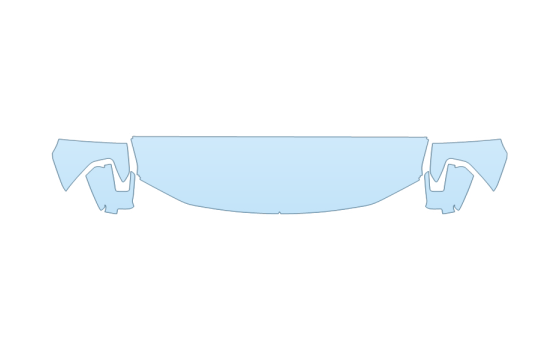 2027 FORD F-150 PLATINUM HOOD FENDERS MIRRORS 24 INCH (WRAPPED EDGES)