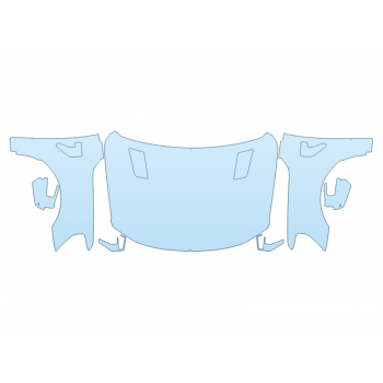 2024 FORD F-150 PLATINUM HOOD FENDERS MIRRORS FULL (WRAPPED EDGES)