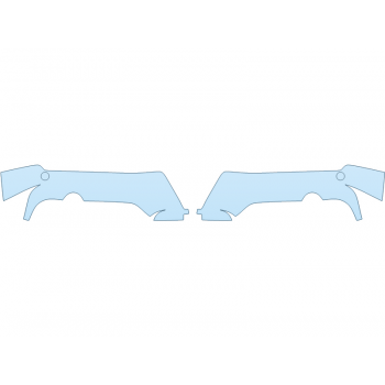 2024 FORD F-150 RAPTOR REAR BUMPER W SENSORS